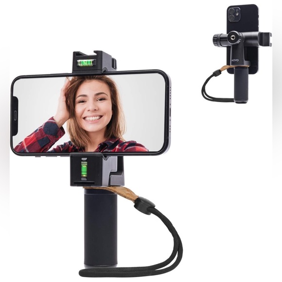 Movo PR-3 Rotating Smartphone Grip Handle Rig 4 iPhone,Samsung,Android Phone - Picture 2 of 8